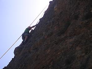 Rock climbing in Burgos