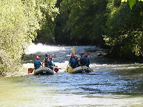Rafting on river Ebro