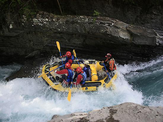 Rafting in Ainsa, Pyrenees