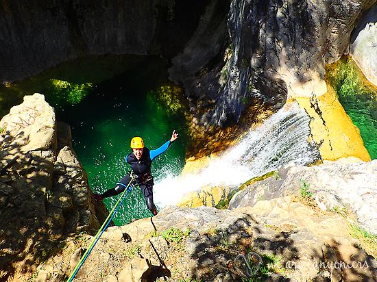 Abseiling in Ordesa National Park