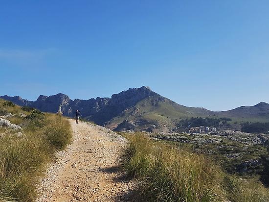 Walking path in mallorca