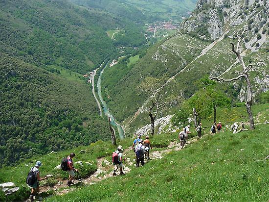 Hikers in Picos de Europa