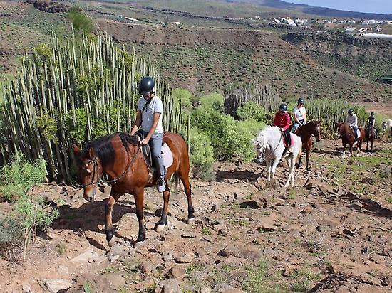 Horseback riding in Salobre