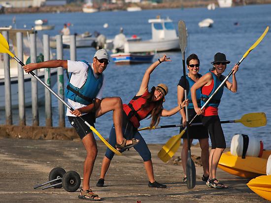 Kayak en las marismas de Isla Cristina