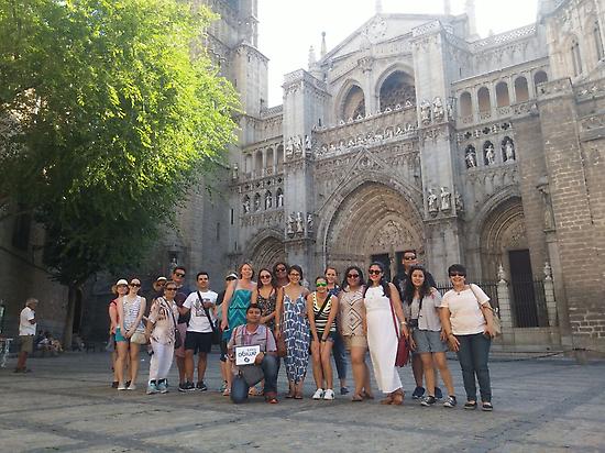 Grupo en Catedral de Toledo