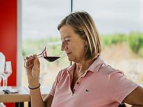 tasting wine