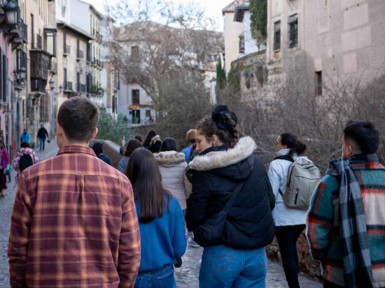 Group at the Paseo de los Tristes