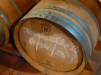 A wine barrel