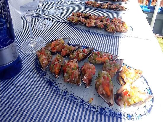 Mussels in Vinagrette Sauce