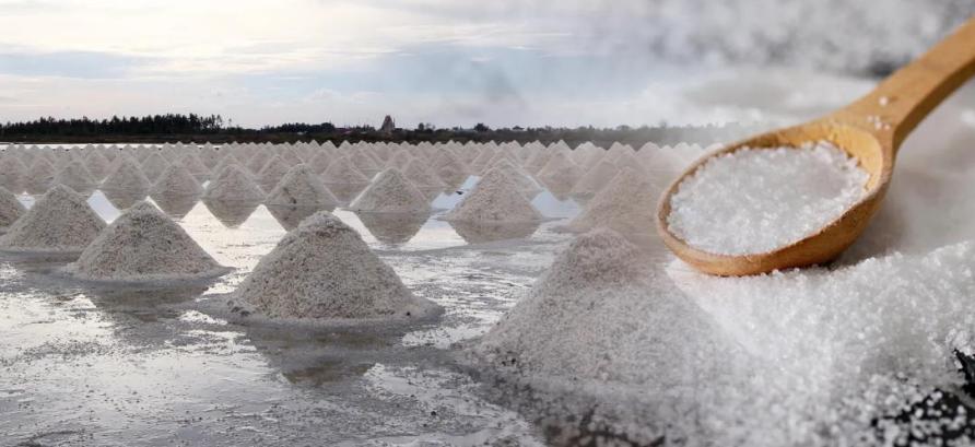 Salt mountains