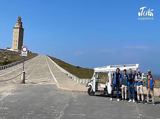 Our drivers in the Tower of Hercules