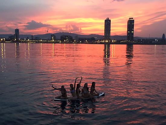 Sunset paddle