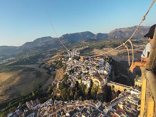 aerial view of the Tajo of Ronda