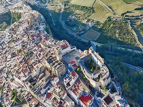 Aerial view of Arcos de la Frontera
