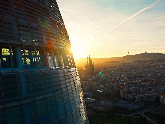 Sunset at Mirador Torre Glòries