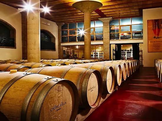 The winery rooms