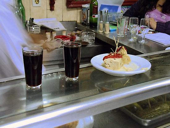 Málaga wine and tapas