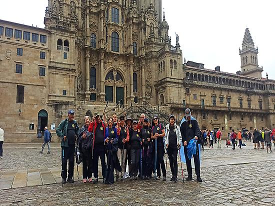 Arrival of pilgrims at the Cathedral