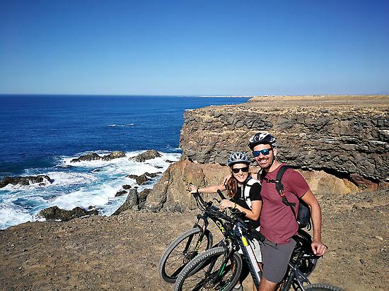 Fuerteventura cliff mtb