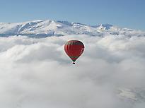 Balloon Flight Guadix, winter time