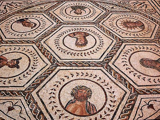 Roman mosaic.