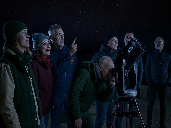 Observación astronómica con telescopios