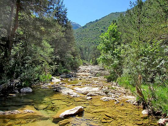 Geo-route of La Pillera ravine
