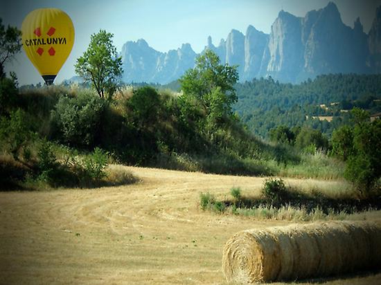 Balloon ride around Montserrat