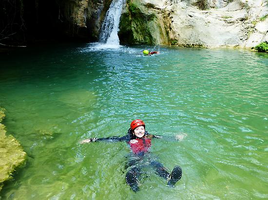 View of Water canyoning.