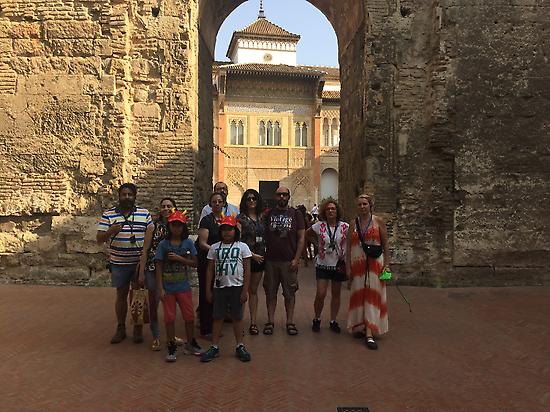 Visitantes en el Real Alcázar