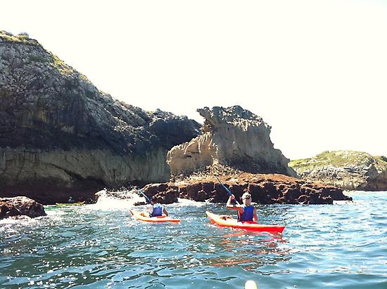 Sea kayak excursions in Asturias