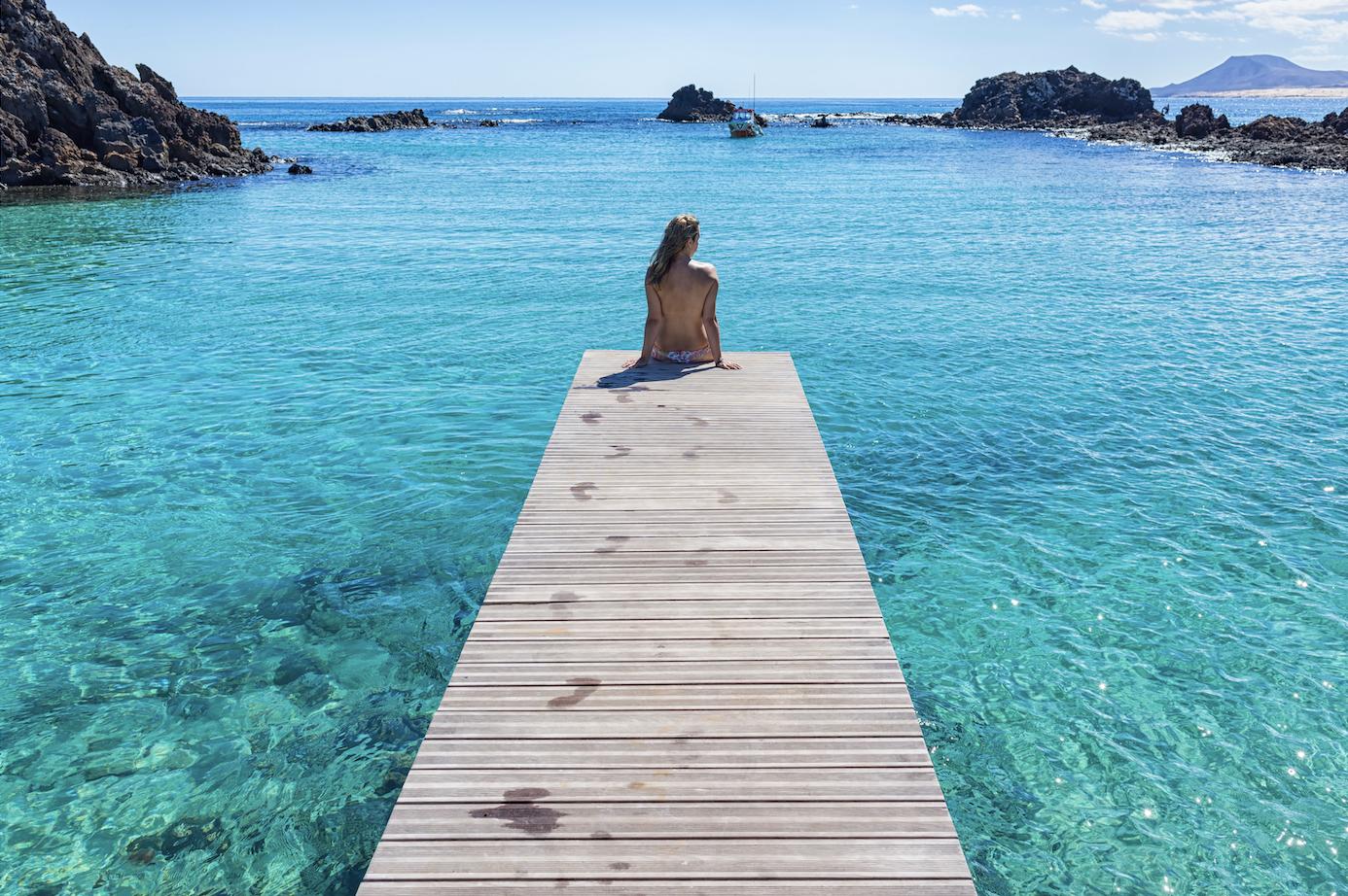 Lobos Island Pier, El Puertito