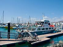 Imbarco con biciclette sul traghetto