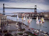 Sailing the Bilbao River