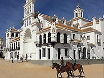 Paseo a caballo en El Rocio (Huelva)