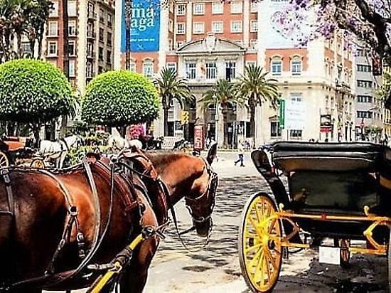 Malaga y los coches de caballos